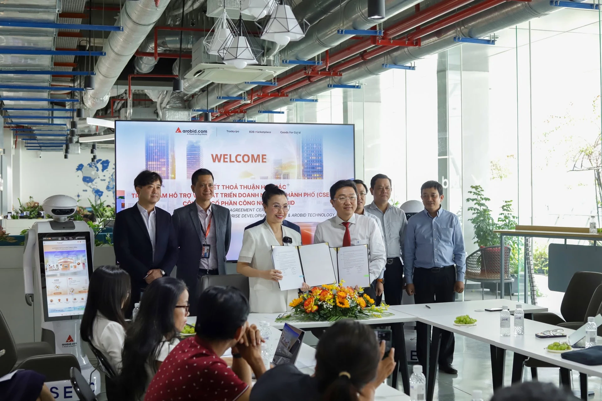 AROBID hợp tác chiến lược với CSED, đưa Triển lãm số lên tầm cao mới