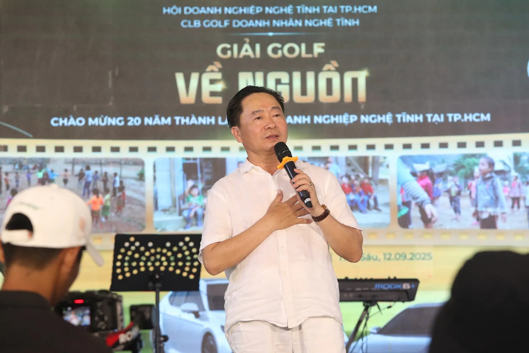 Ông Trần Văn Chín - Chủ tịch CLB Golf Doanh nhân Nghệ Tĩnh, Phó chủ tịch Hội Doanh nghiệp Nghệ Tĩnh tại TP.HCM