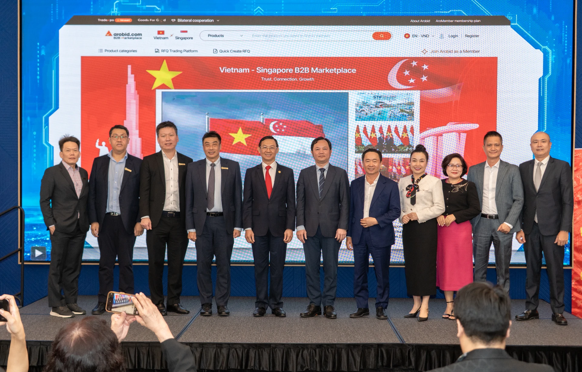 Arobid Ra Mắt Nền Tảng TMĐT B2B Việt Nam - Singapo