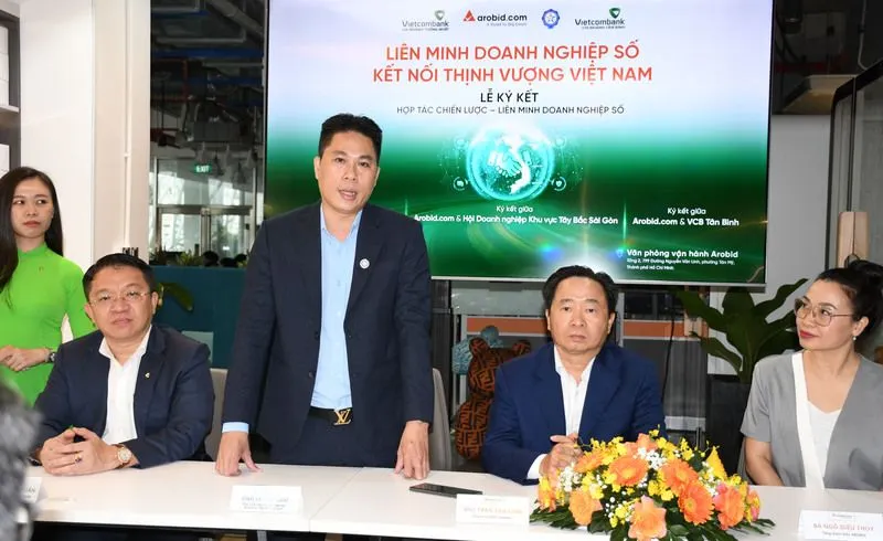 Ông Lê Tấn Nam - Chủ tịch Hộ Doanh nghiệp khu vực Tây Bắc Sài Gòn. Ảnh: Minh Khuê.