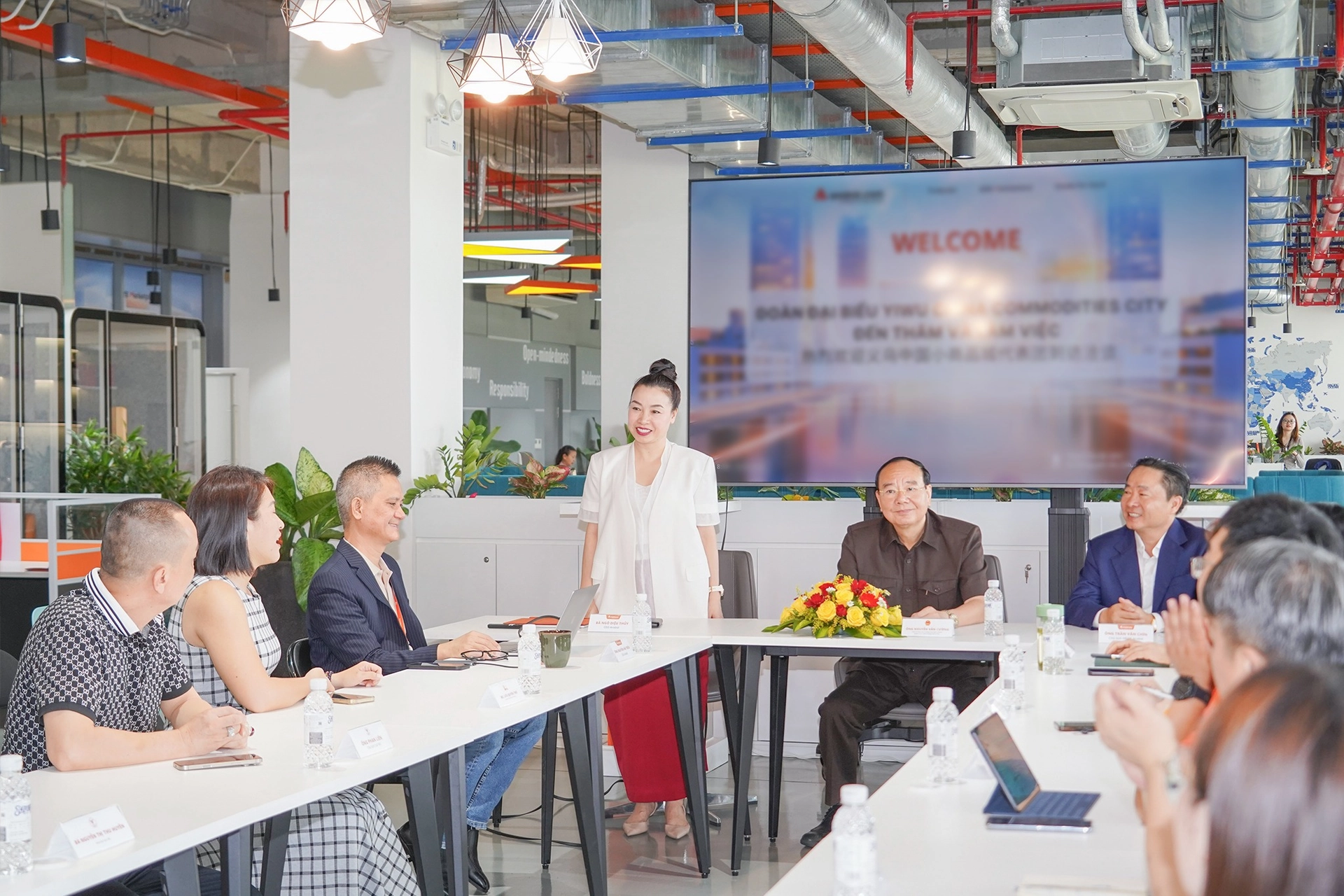 The cooperation between the two parties is expected to open a new chapter in the digital transformation process in Vietnam. (Photo: Arobid)