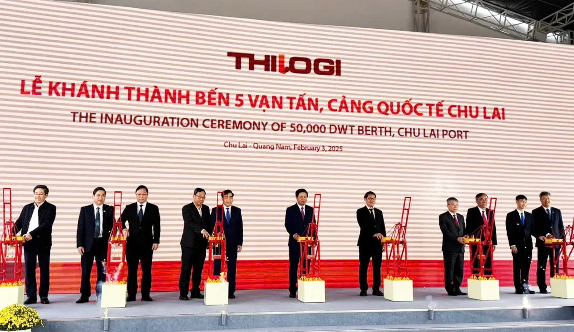 Nghi thức khánh thành - Ảnh: LÊ TRUNG