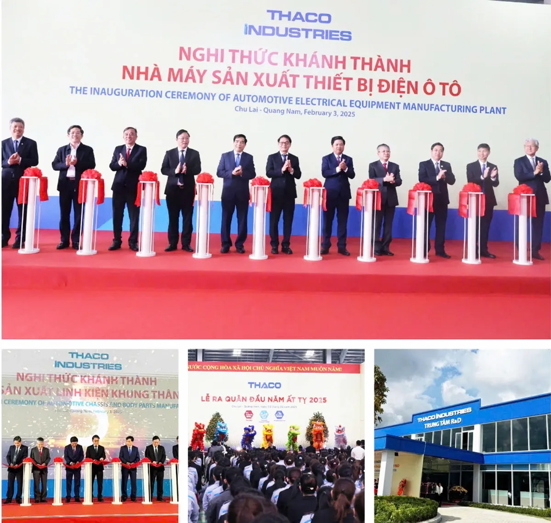 Khánh thành hàng loạt nhà máy - Ảnh: LÊ TRUNG