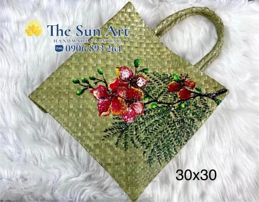 Bamboo Painting Brush Bag Size 30 x 30