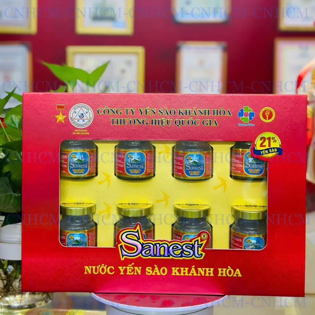 Khanh Hoa Sanest Bird's Nest Drink - 8 x 70ml Bottles