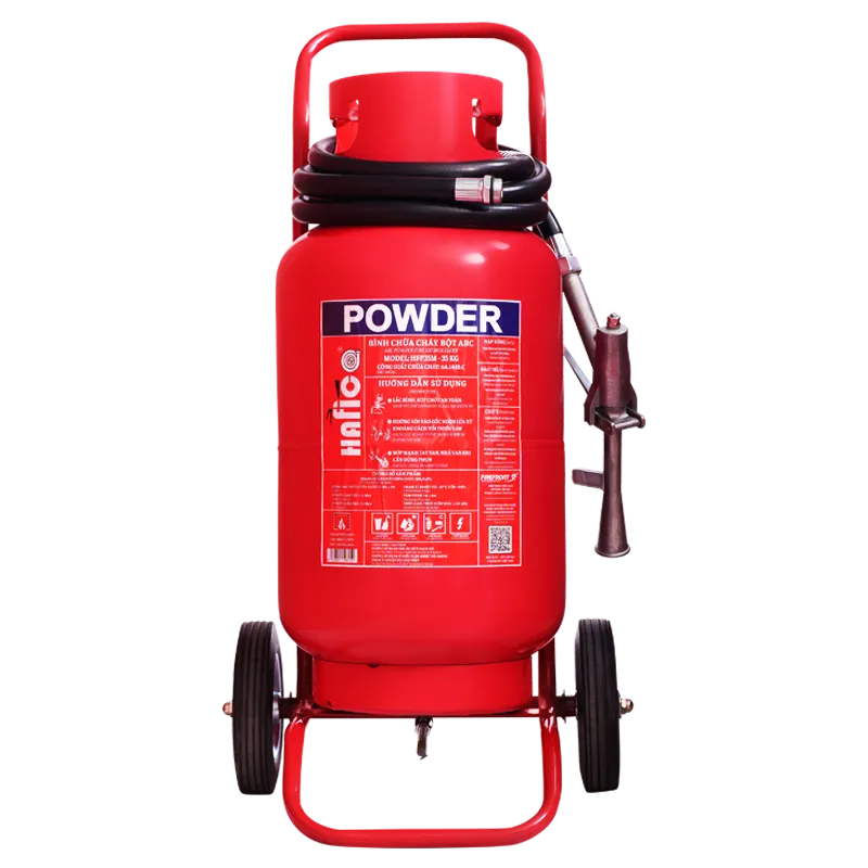 Hafico 25公斤移动式ABC干粉灭火器