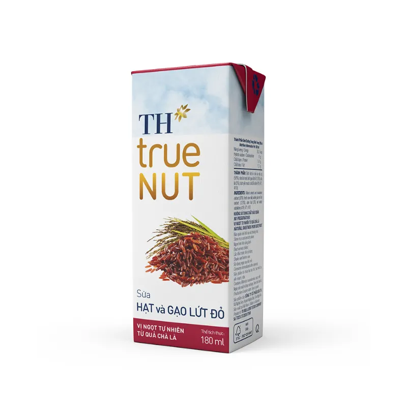 Sữa Hạt và Gạo Lứt Đỏ TH true NUT 180 ml
