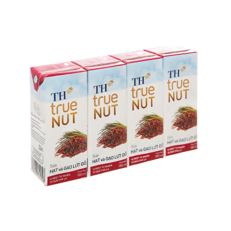 Sữa Hạt và Gạo Lứt Đỏ TH true NUT 180 ml