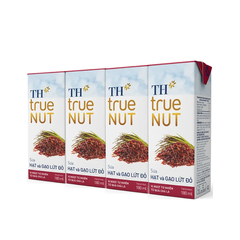 Sữa Hạt và Gạo Lứt Đỏ TH true NUT 180 ml