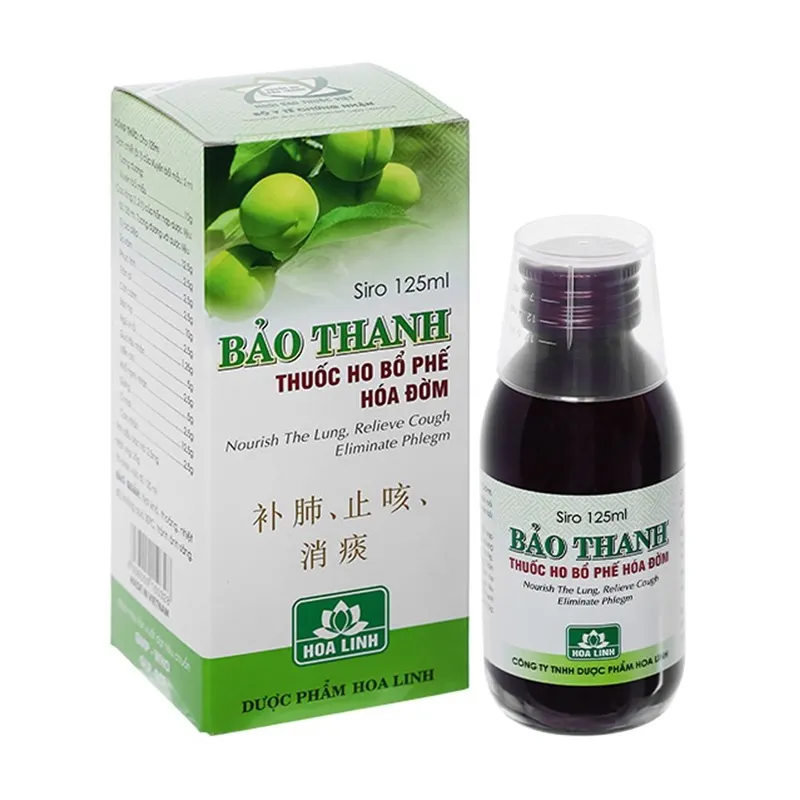 Bao Thanh Cough and Phlegm Relieving Syrup