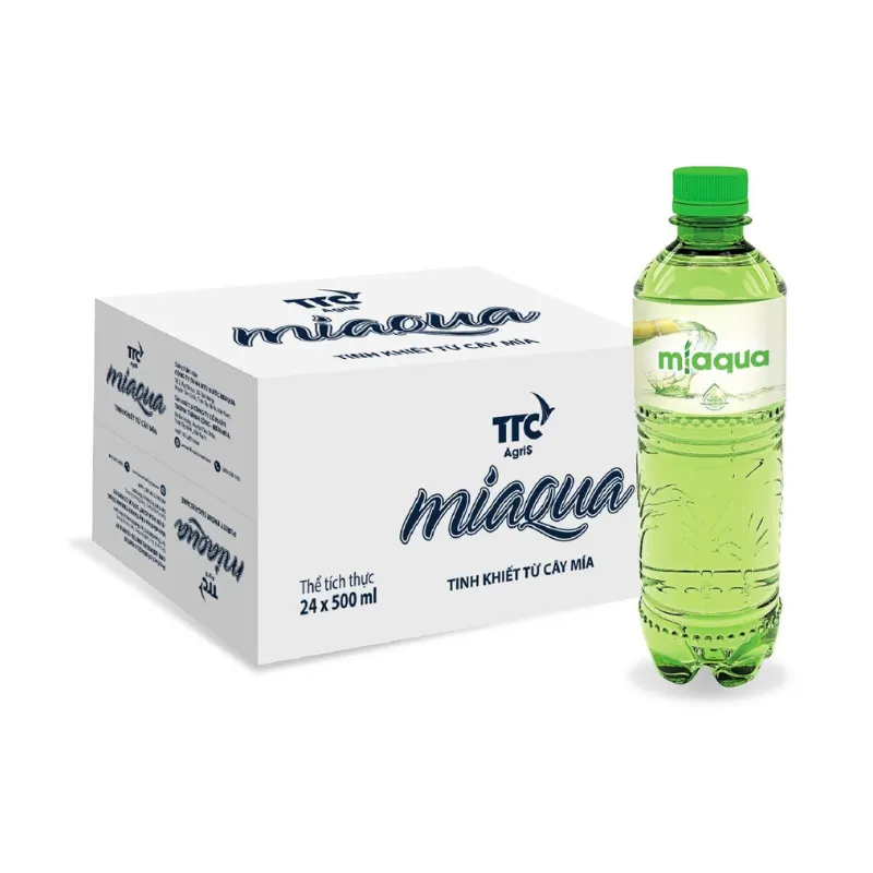 24 Bottles Miaqua 500ml Sugarcane Flavored Drinking Water