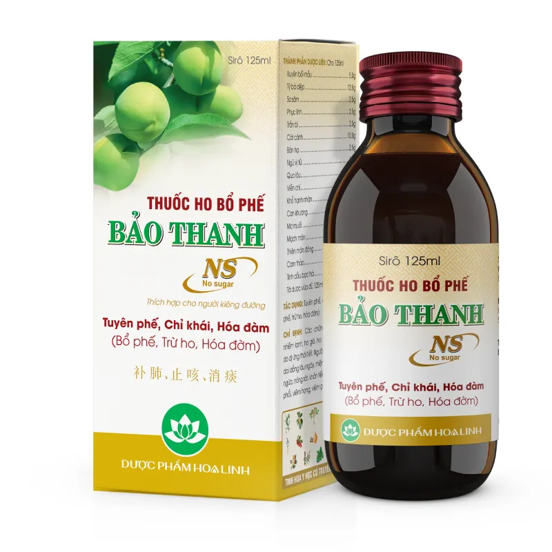 Bao Thanh NS Hoa Linh Cough Syrup 125ml