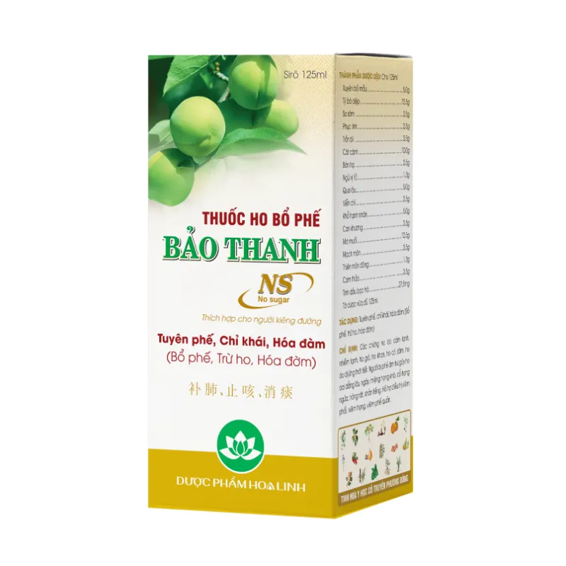 Bao Thanh NS Hoa Linh Cough Syrup 125ml