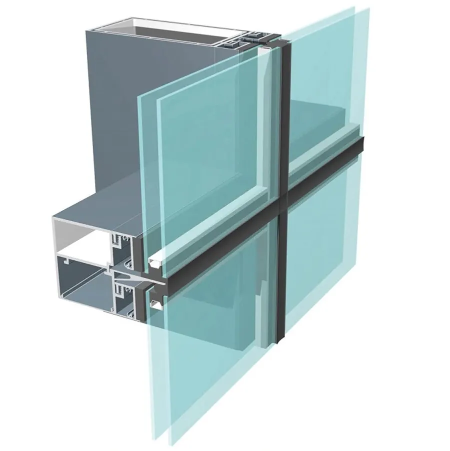 Sistema de muros cortina de vidrio - sistema Stick