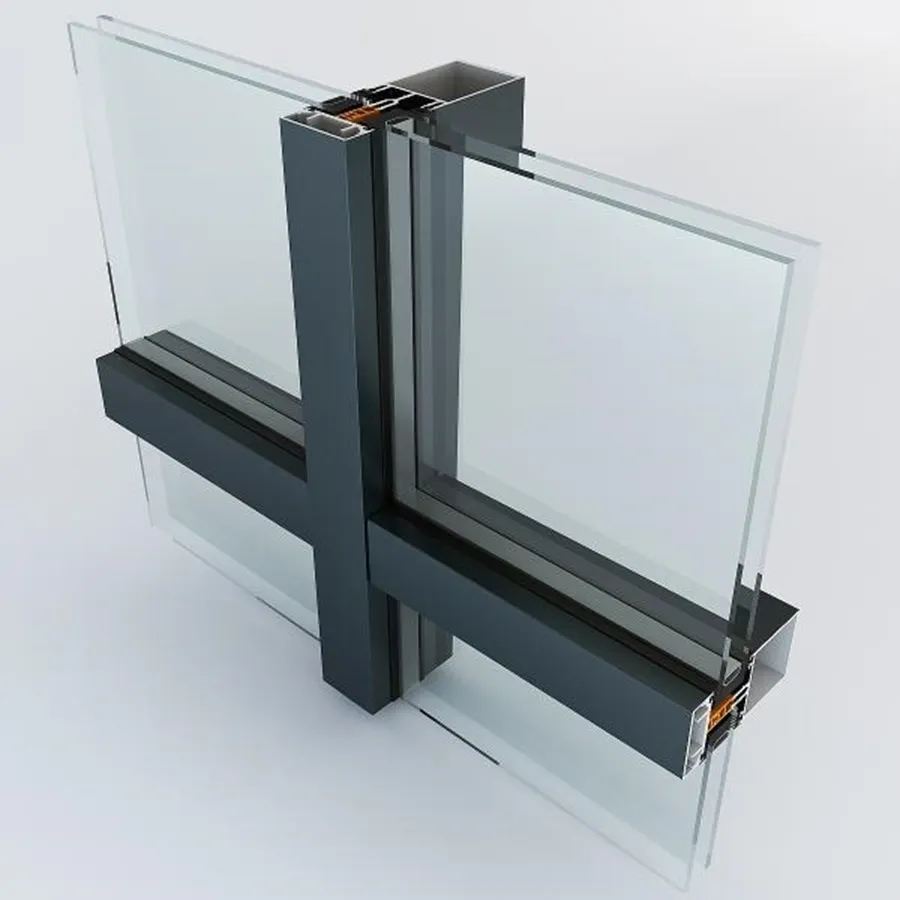 Sistema de muros cortina de vidrio - sistema Stick