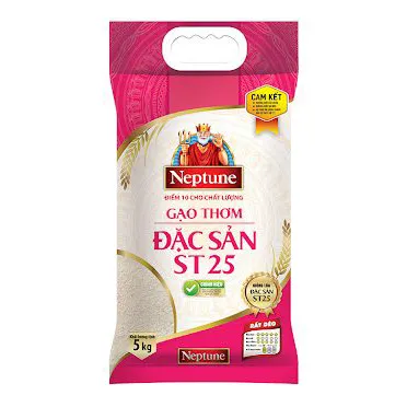 Neptune ST25 高品質長粒米 ネプチューンST25特産米 (5kg袋) - ビンファット・ウィルマー・ライス