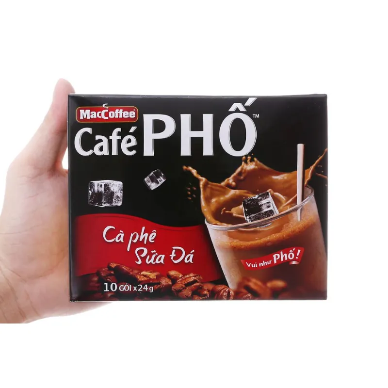 Cà phê phố sữa đá MacCoffee