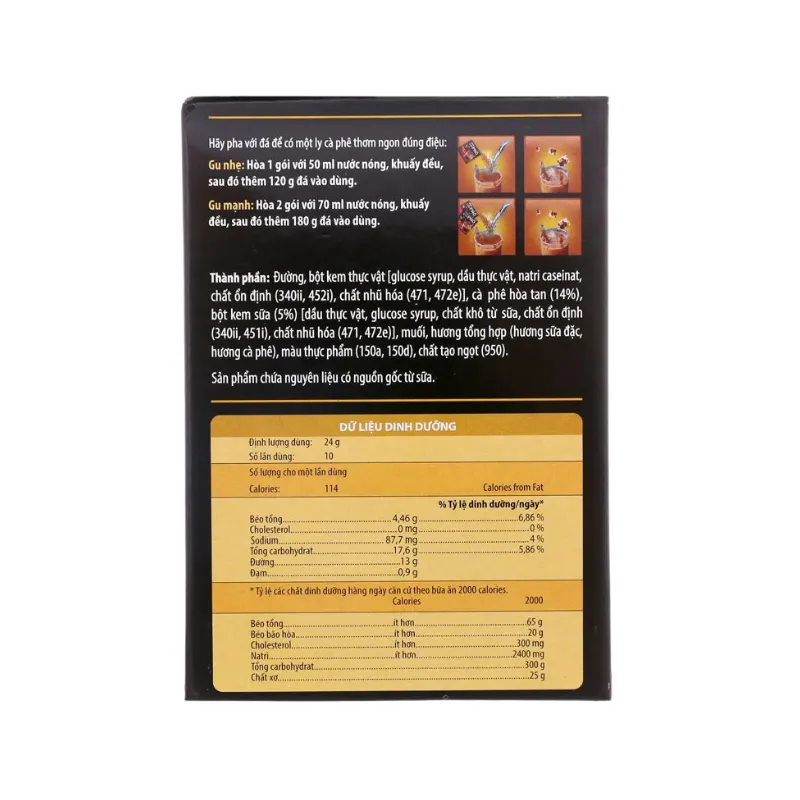 Cà phê phố sữa đá MacCoffee