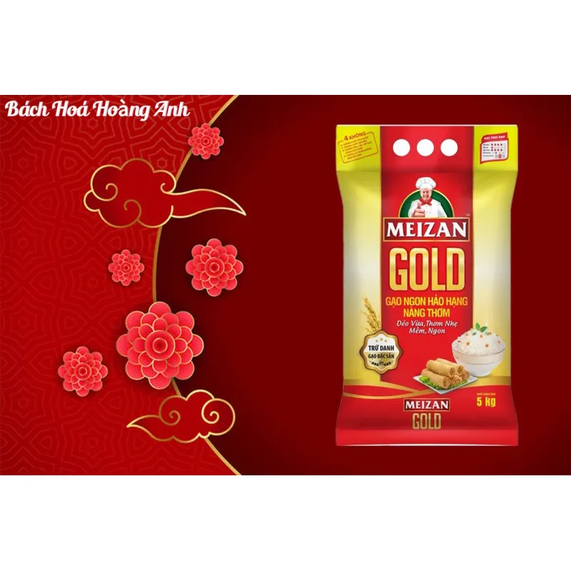 Gạo ngon hảo hạng Nàng Thơm Meizan Gold