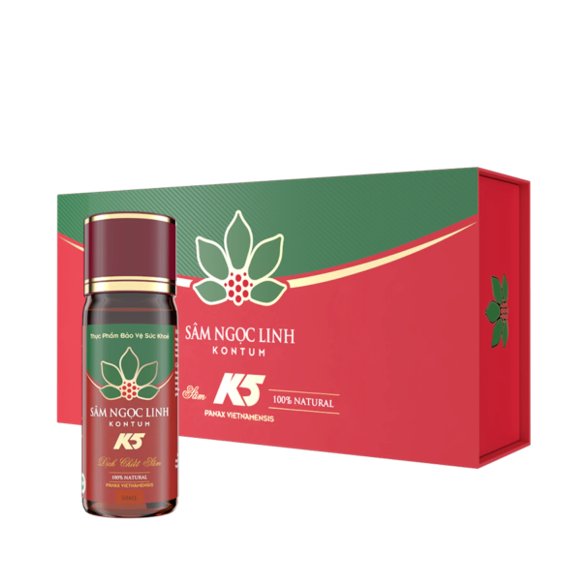 Kon Tum K5 Ngọc Linh Ginseng Extract (5 Bottles/Bo