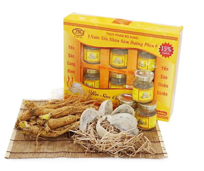 Suplemento alimenticio - Agua de nido de pájaro con ginseng y azúcar de roca