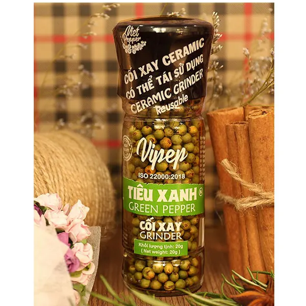 Vipep Natural Green Peppercorns