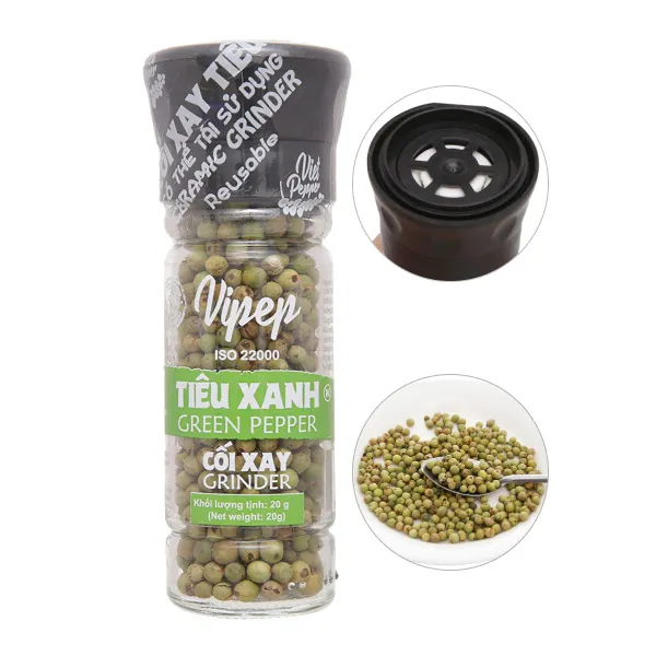 Vipep Natural Green Peppercorns