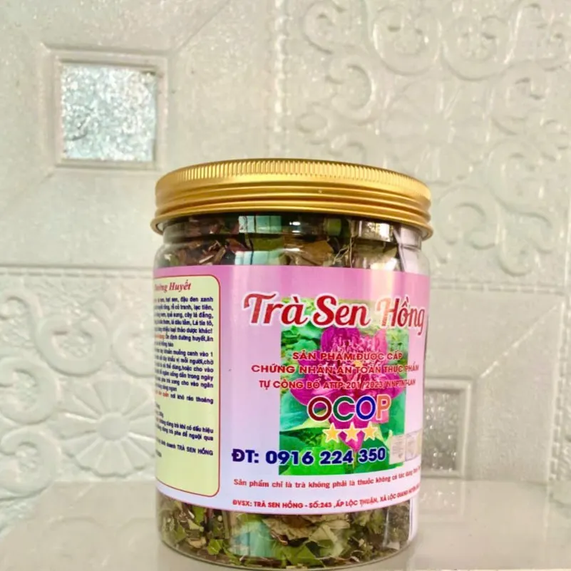 Trà sen Hồng hỗ trợ đường huyết