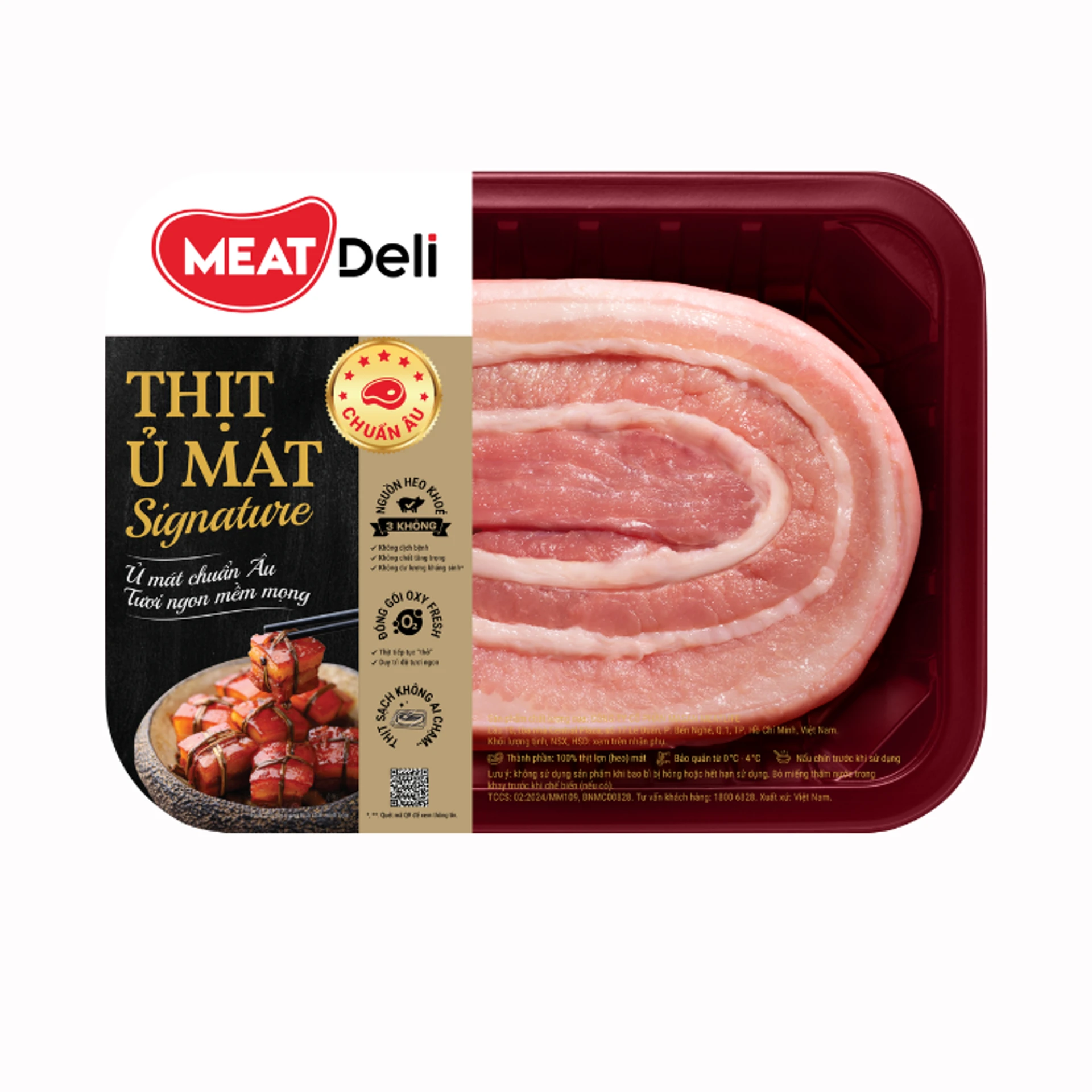 Thịt Ba rọi heo MEATDELI Signature