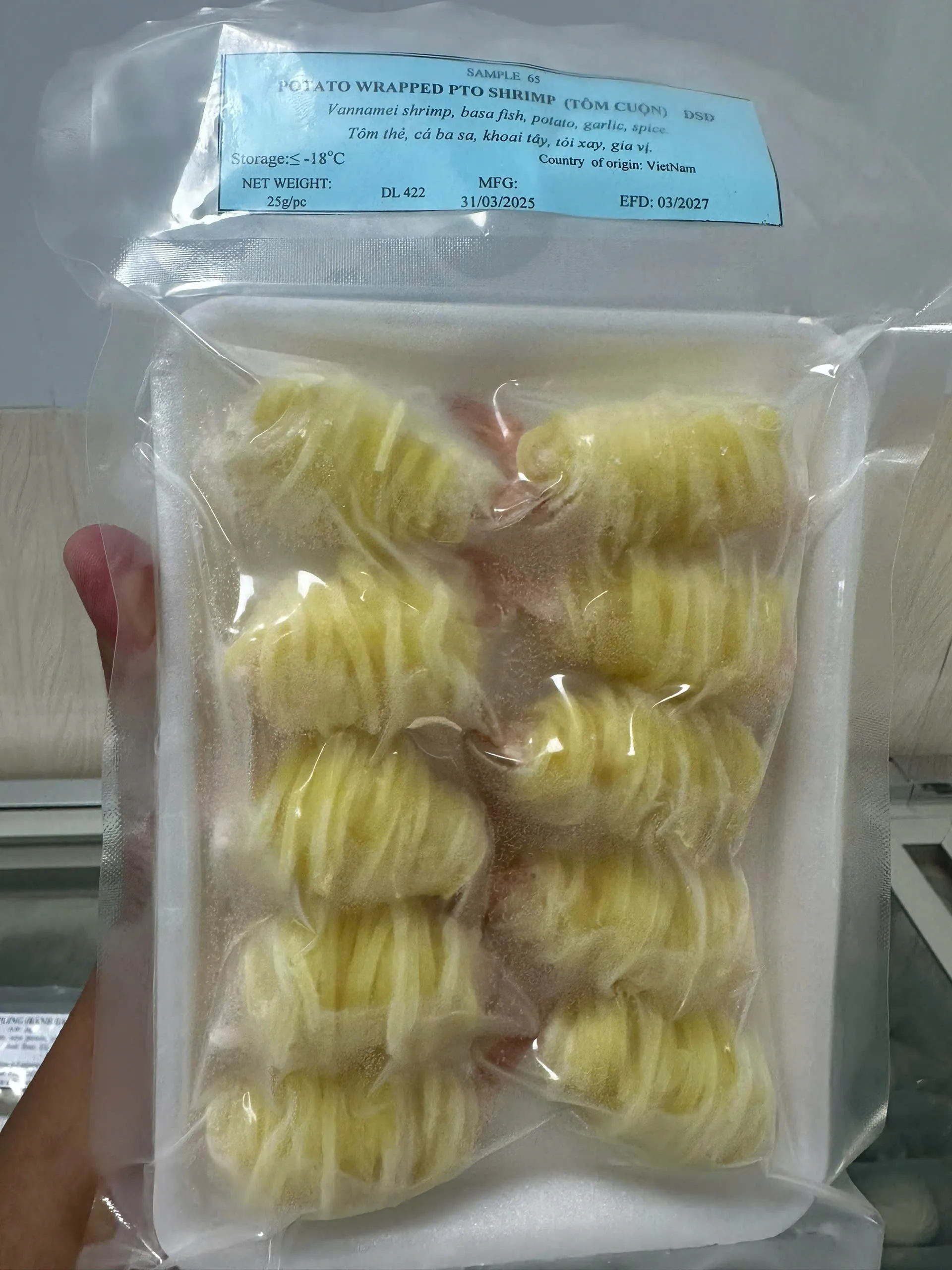 土豆卷虾 - 土豆卷虾