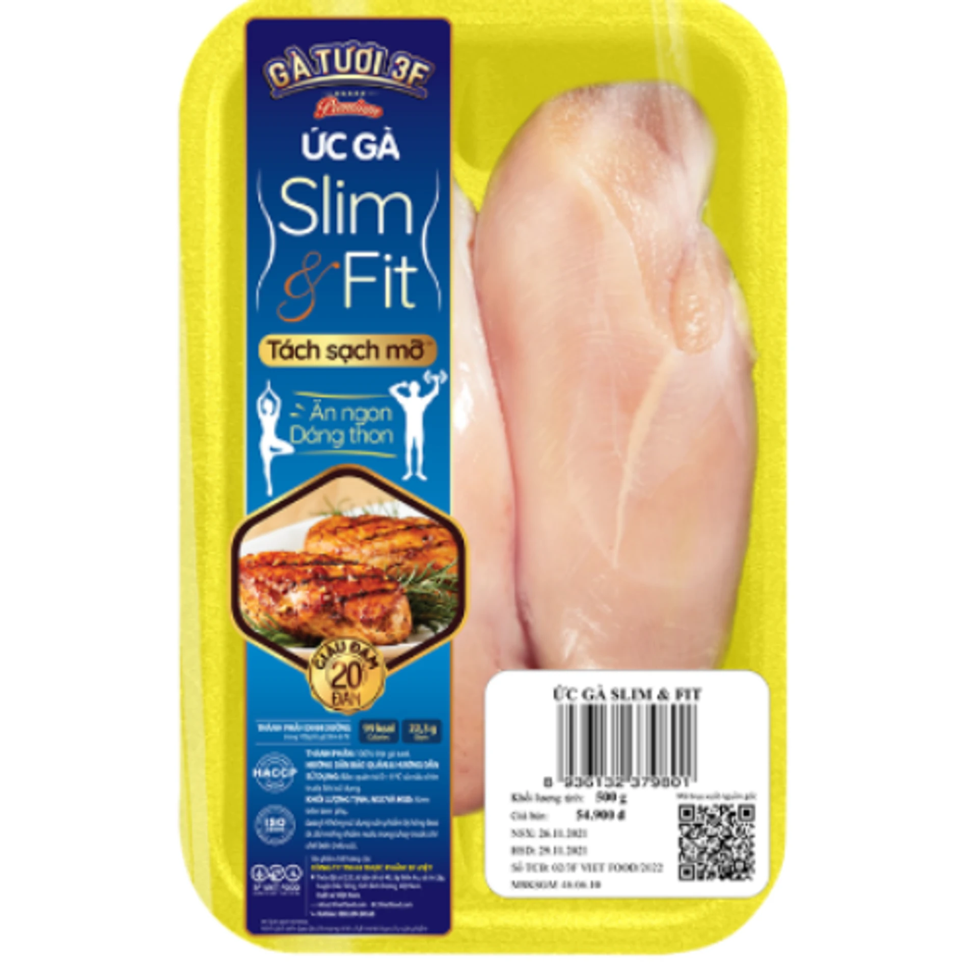 Ức gà Slim & Fit 3F