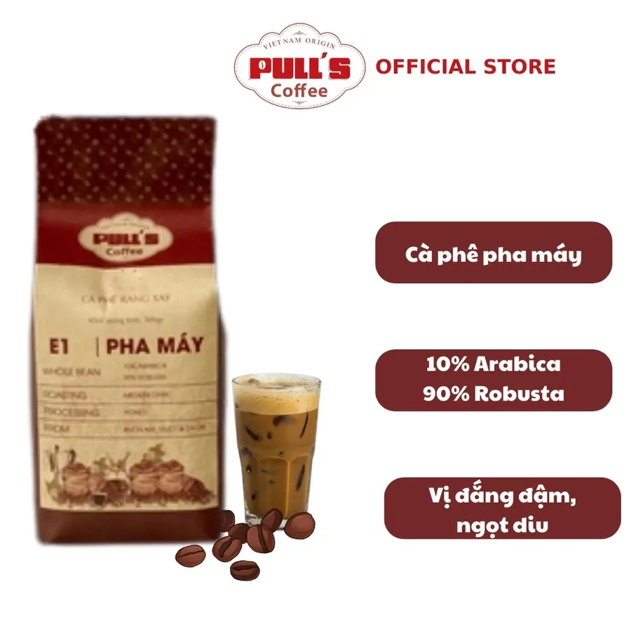 Miscela di caffè puro Blend E1 Robusta - Arabica