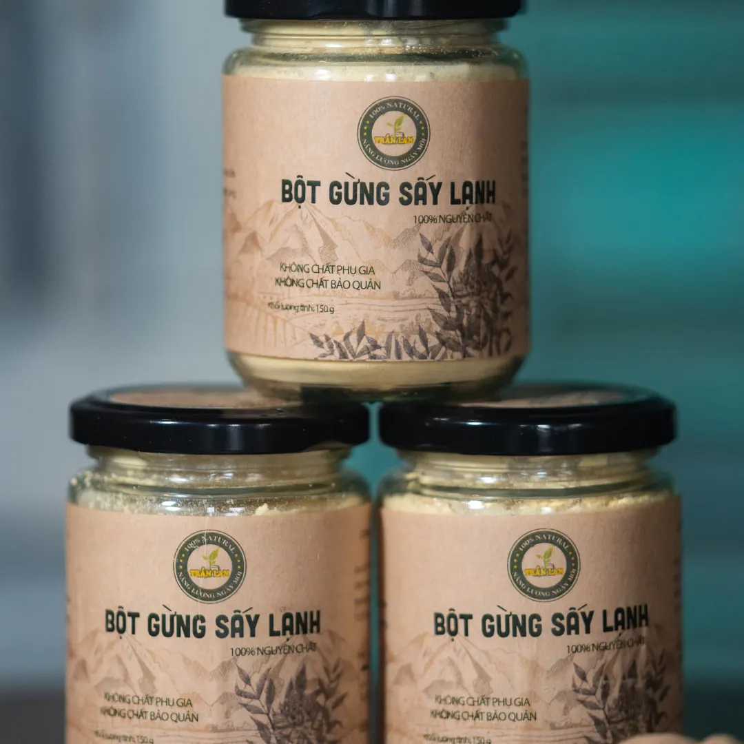 Poudre de gingembre séchée par congélation pure (150 g)