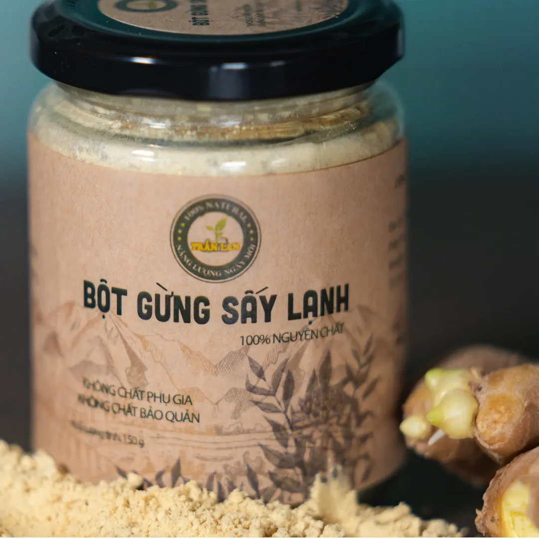 Poudre de gingembre séchée par congélation pure (150 g)
