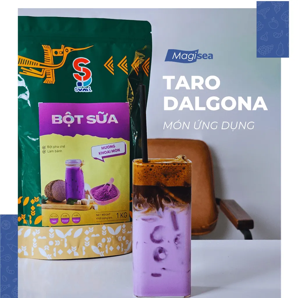 Bột Sữa Hương Khoai Môn Sumi 1KG
