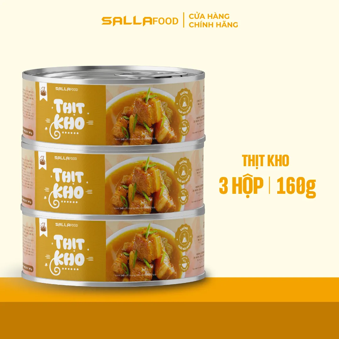 Sallafood红烧肉 - 160克/盒