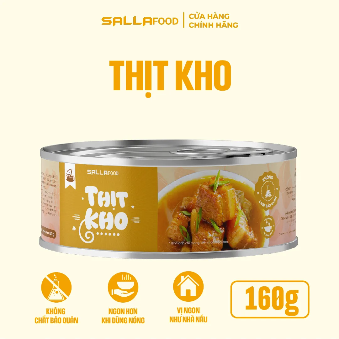 Sallafood红烧肉 - 160克/盒