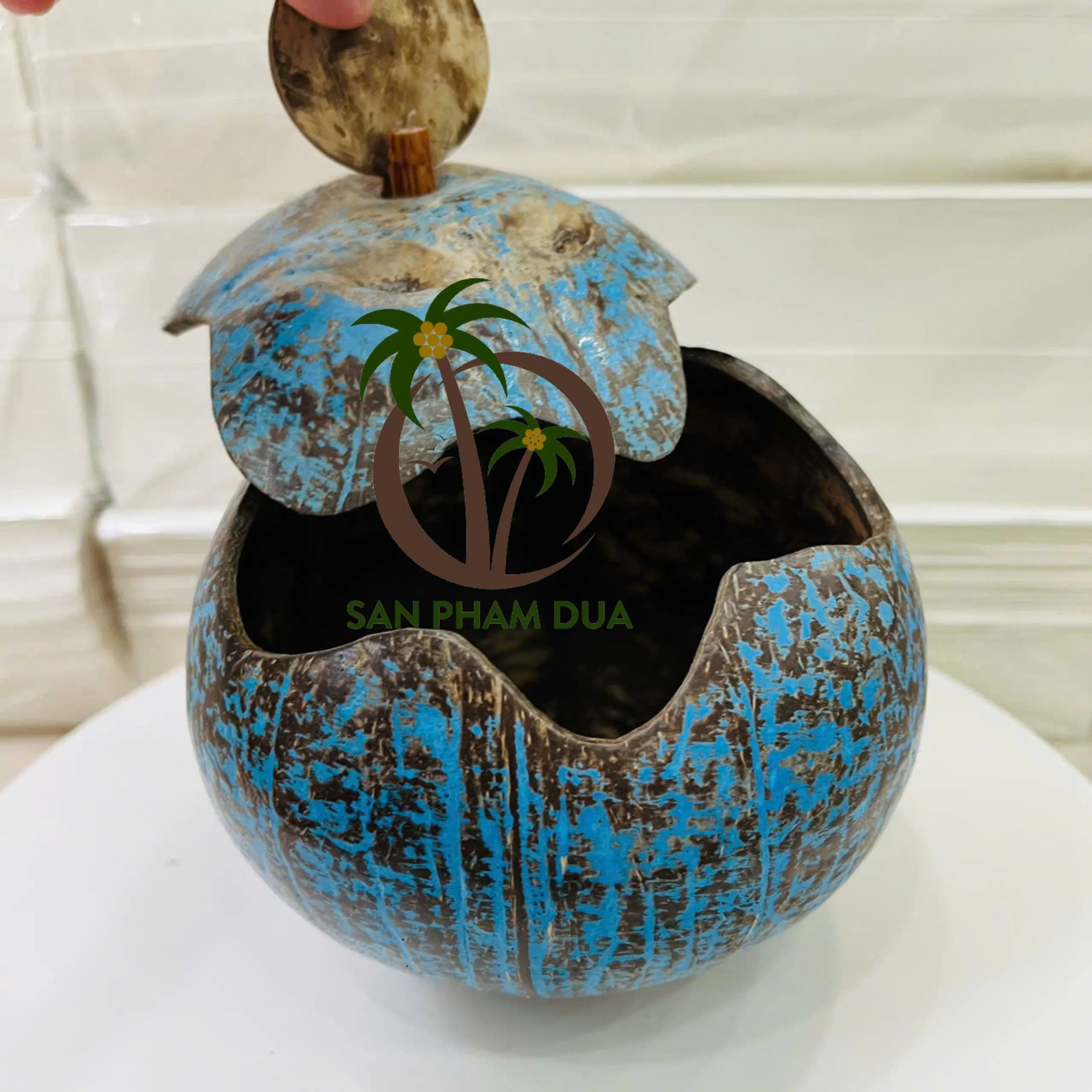 越南椰子壳蜡烛容器