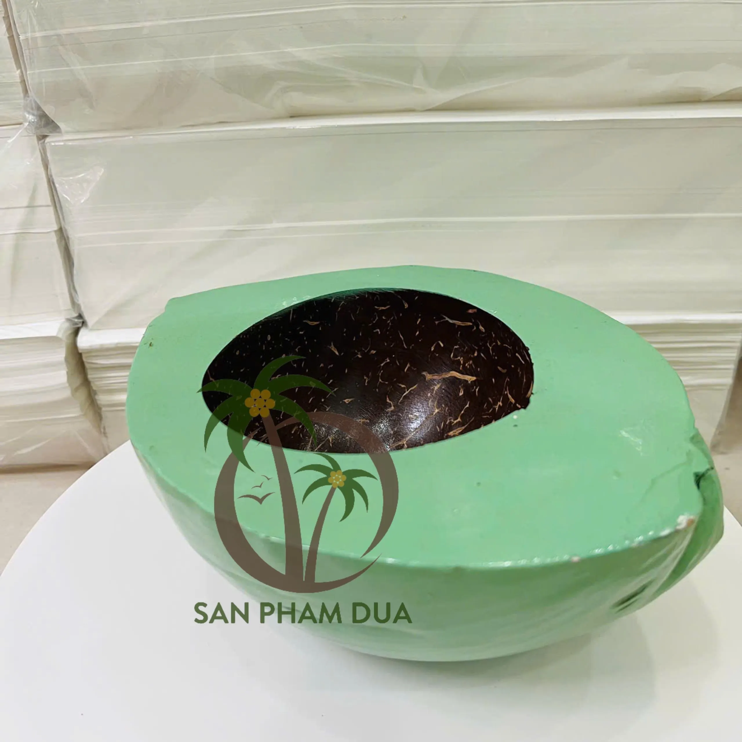 越南椰子壳蜡烛容器