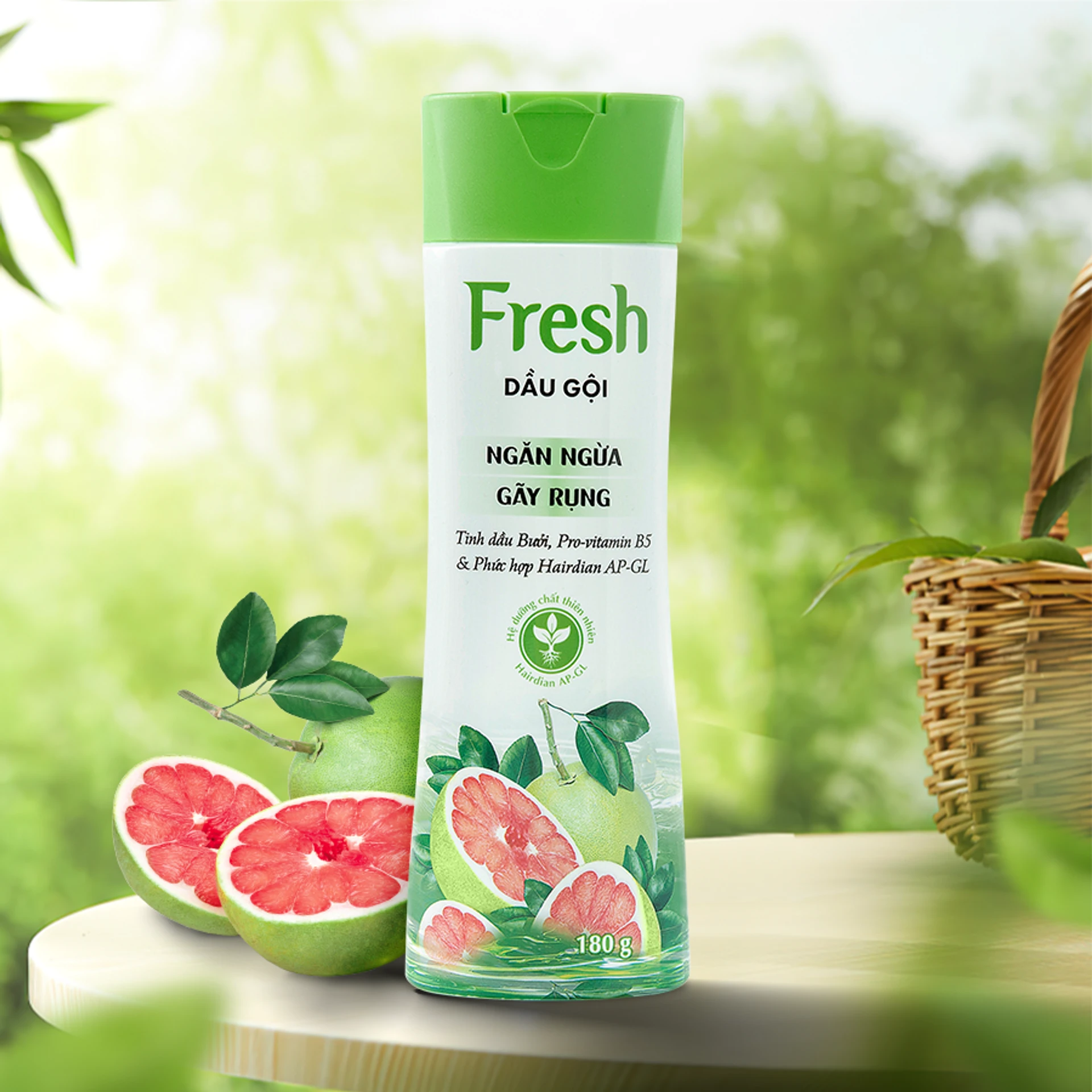 Fresh Anti-Hair Fall Shampoo - Pomelo Essential Oil