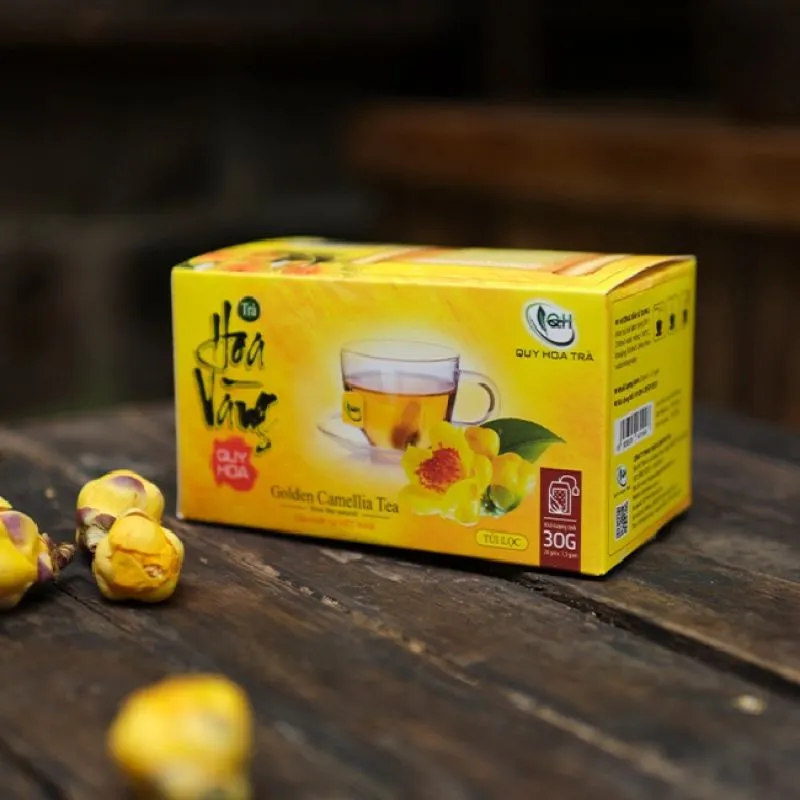 Golden Flower Tea Filter Bags