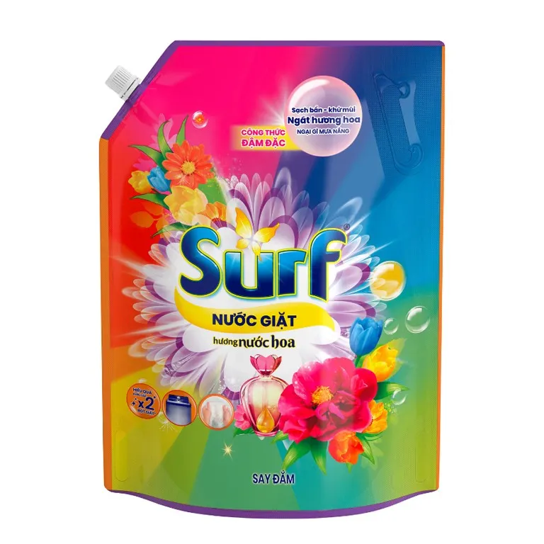 SURF Laundry Detergent with Captivating Floral Scent