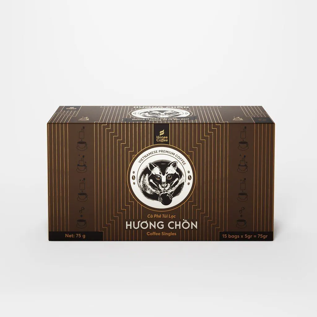 Cà Phê Túi Lọc Hương Chồn (Bạc)
