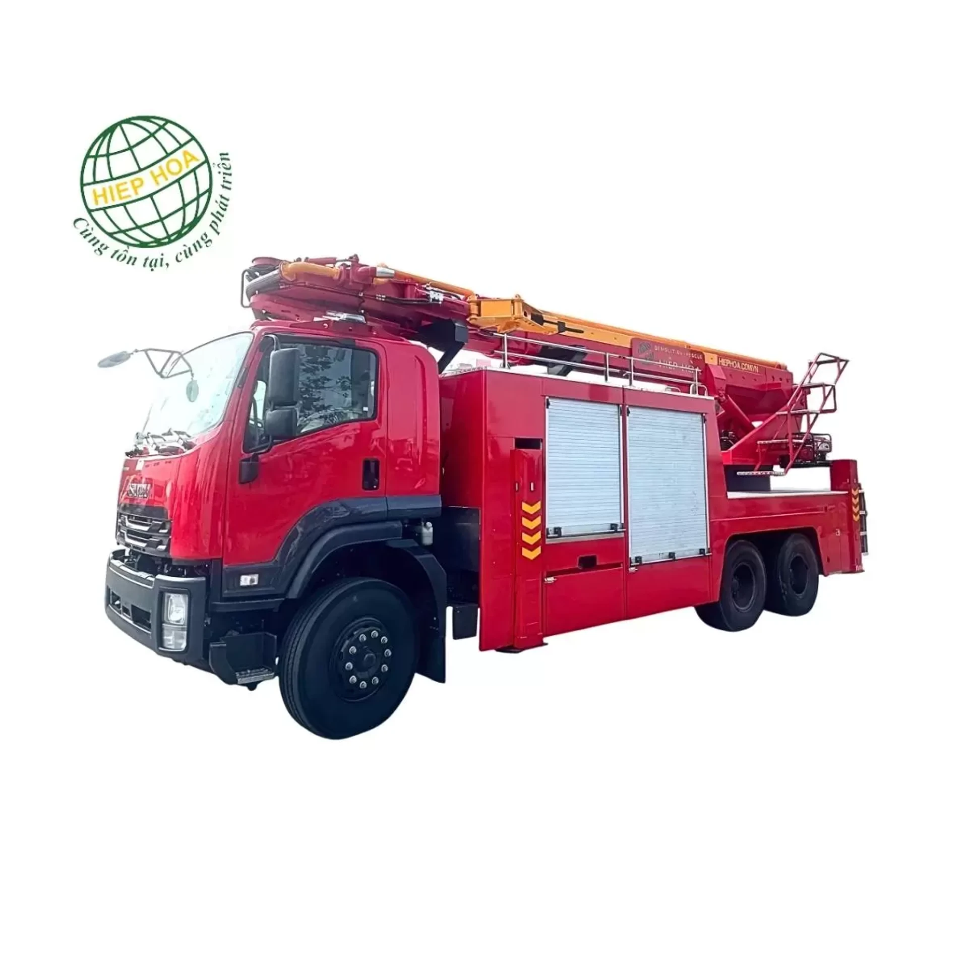 High-Reach Demolition Vehicle