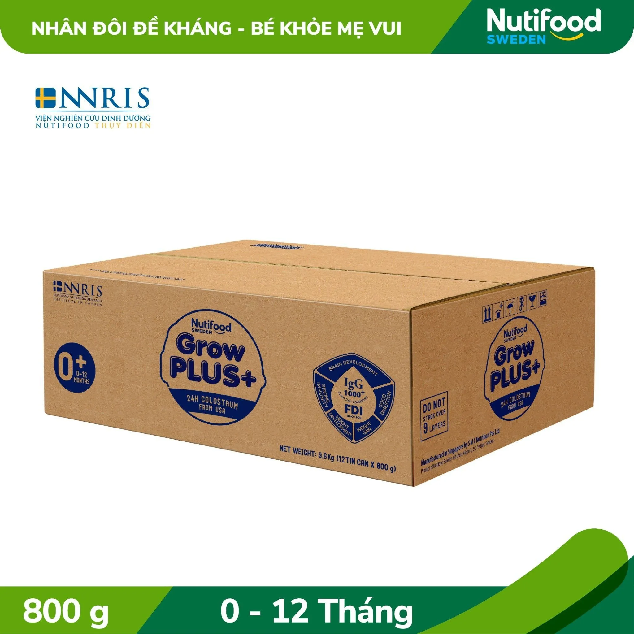 Nutifood GrowPLUS+ Colostrum Milk Powder for Children Over 1 Year Old