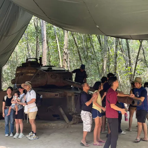 豪华古芝地道与湄公河三角洲一日游