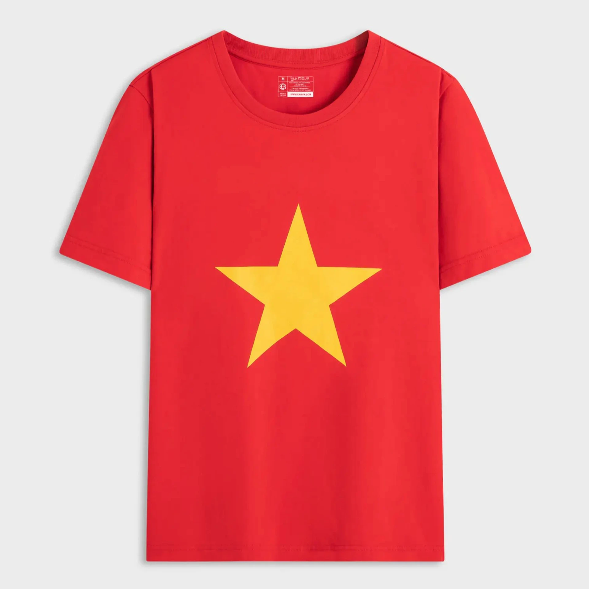 Áo phông unisex người lớn Cờ đỏ sao vàng