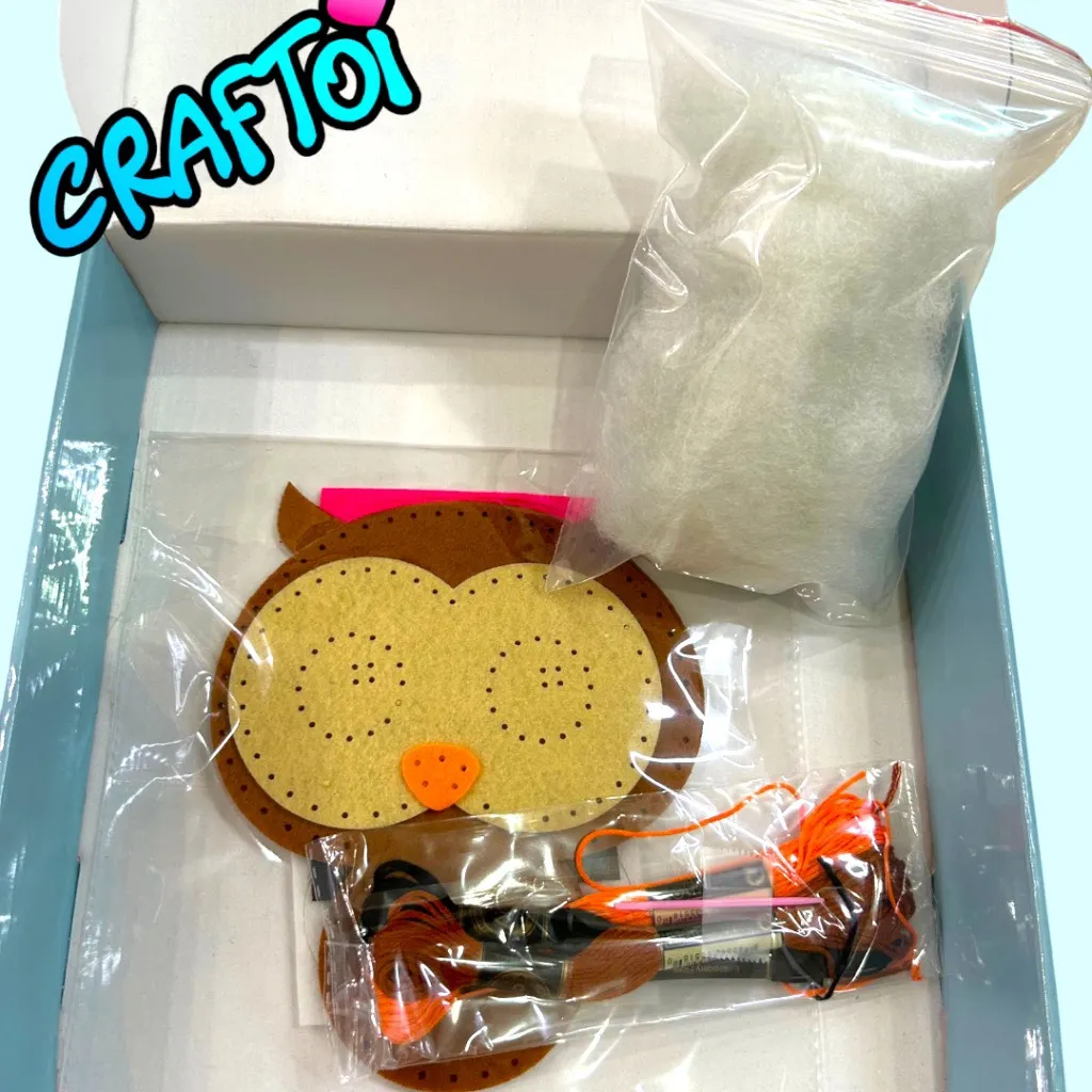 儿童DIY手工制作毛绒玩具套装5+ OWL OWLIVIA