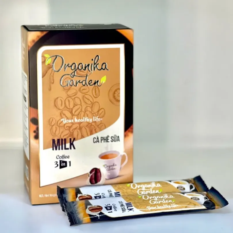 Café au Lait Organika Garden 3 en 1 instantané