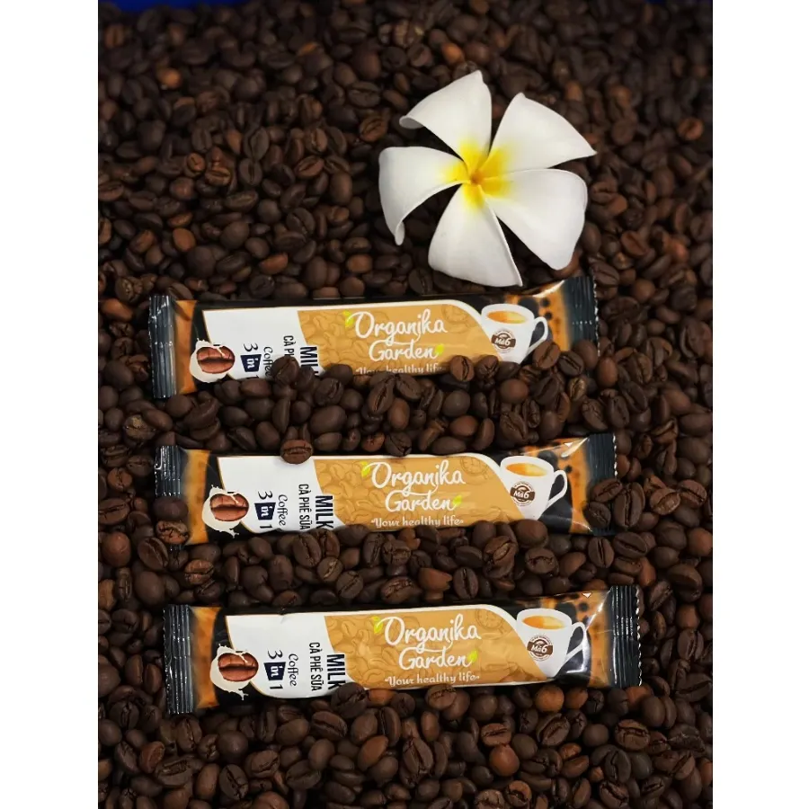Café au Lait Organika Garden 3 en 1 instantané